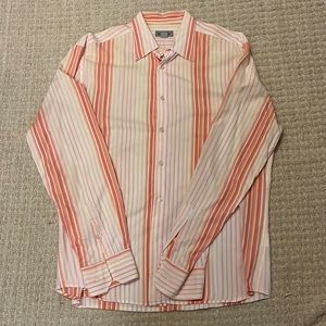 Le Chateau Striped Dress Shirt Size XXL